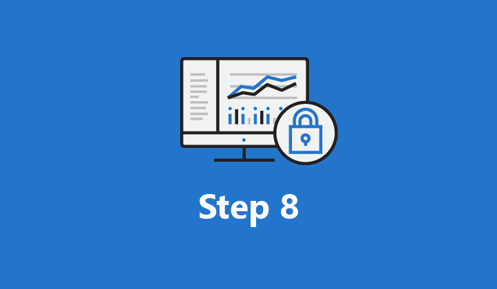 Image which says Step 8