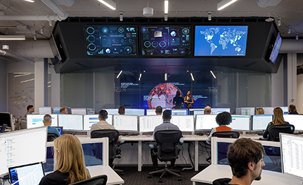 An image of a security datacenter