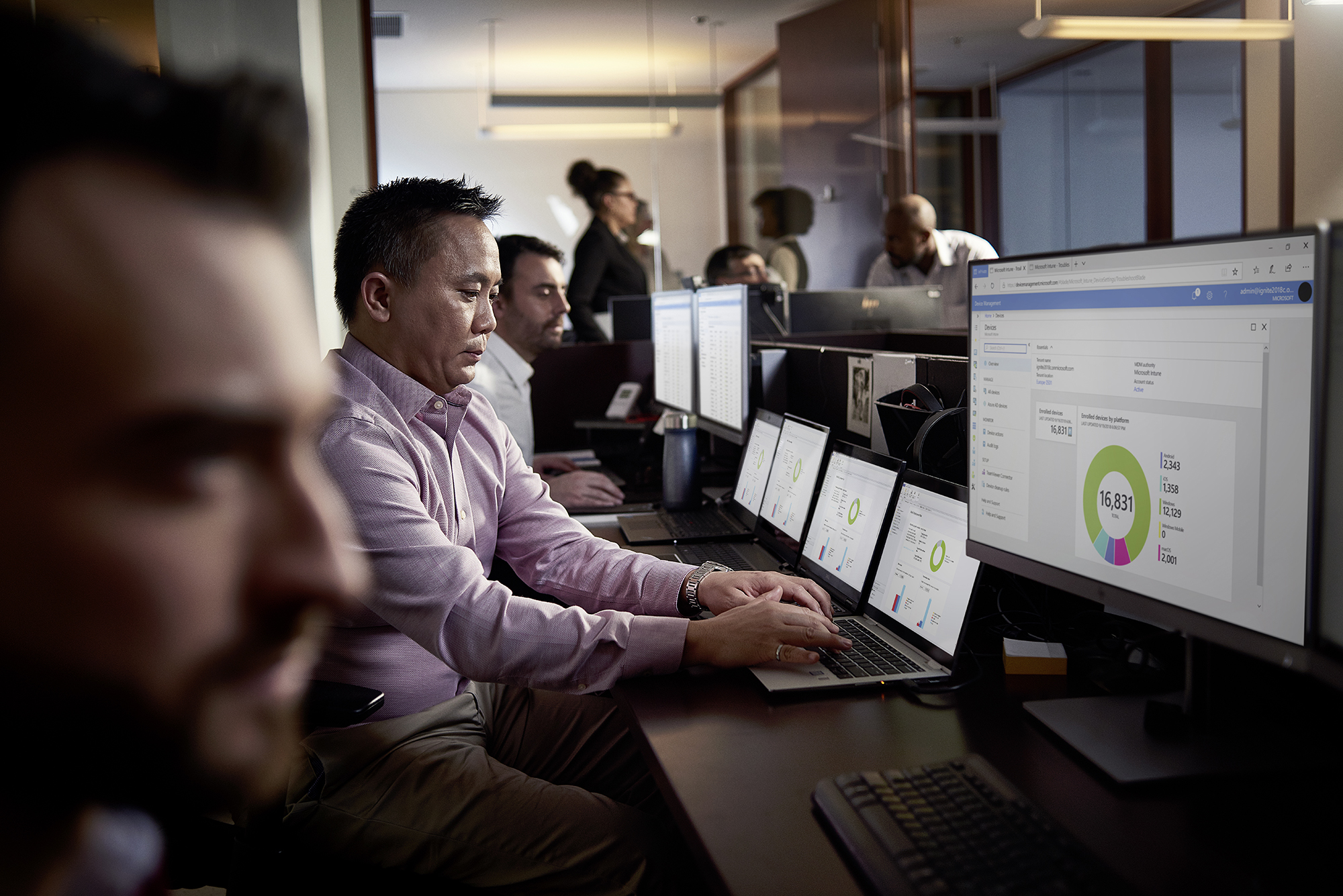 Image showing workers in an office