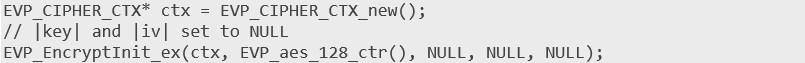 Screenshot of code