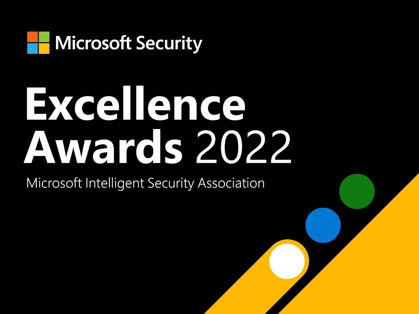 Microsoft Excellence Awards 2022 from Microsoft Security for M I S A partners