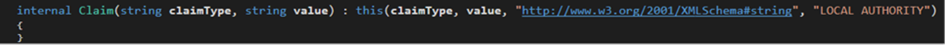 Screenshot of a line in a configuration file.