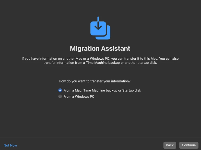 Successful migration run without signing out