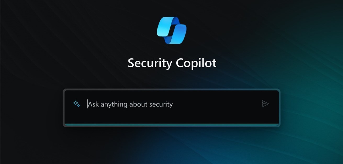 Screen grab of the Microsoft Security Copilot prompt screen